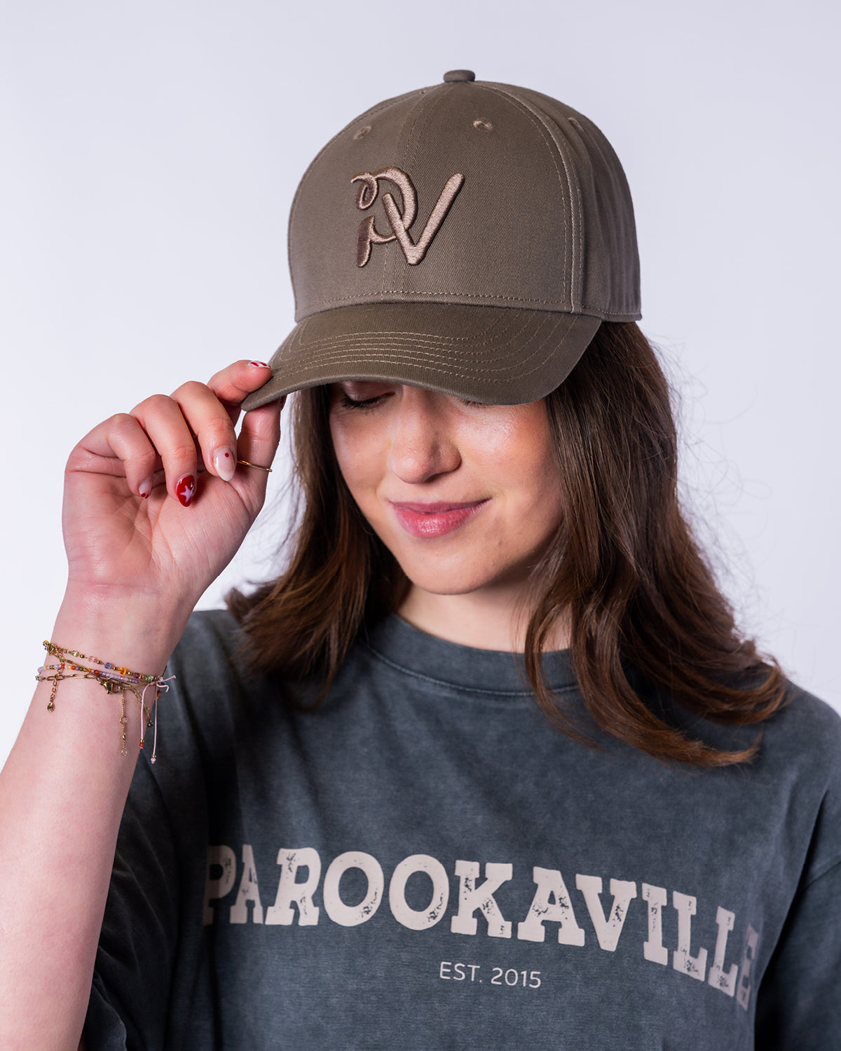 Basecap - PV Monogram, taupe