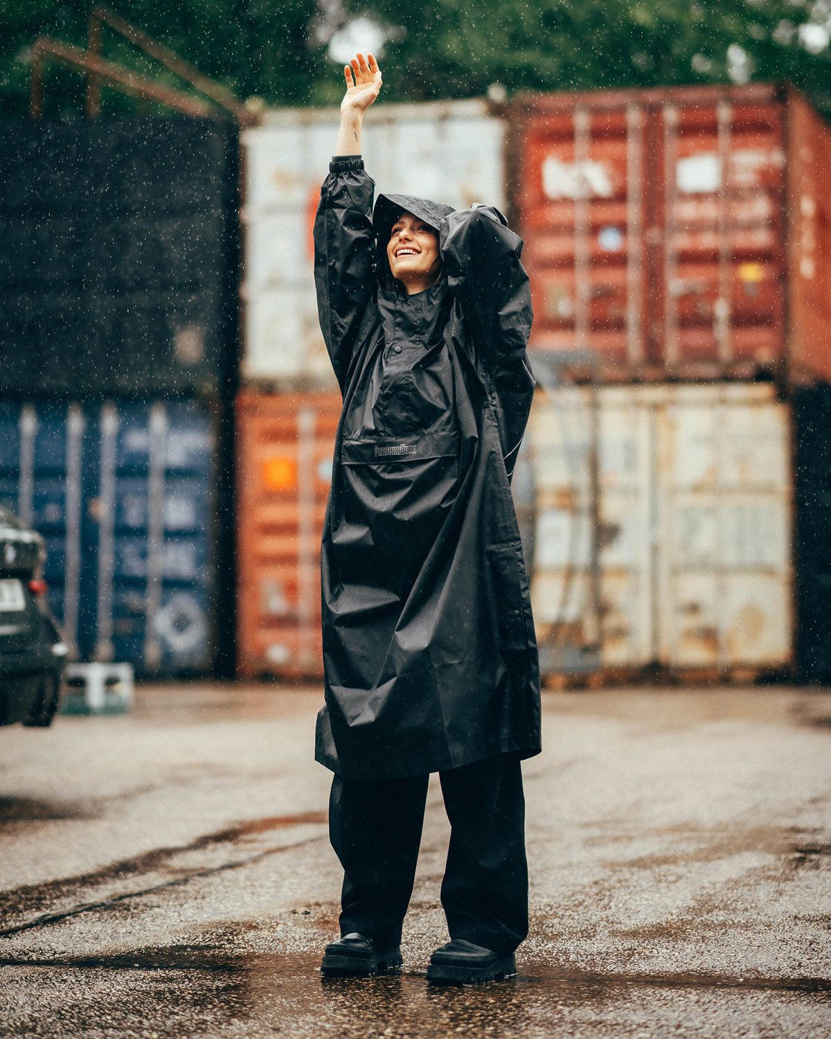 Rain poncho - PV Monogram | PAROOKAVILLE Merchandise