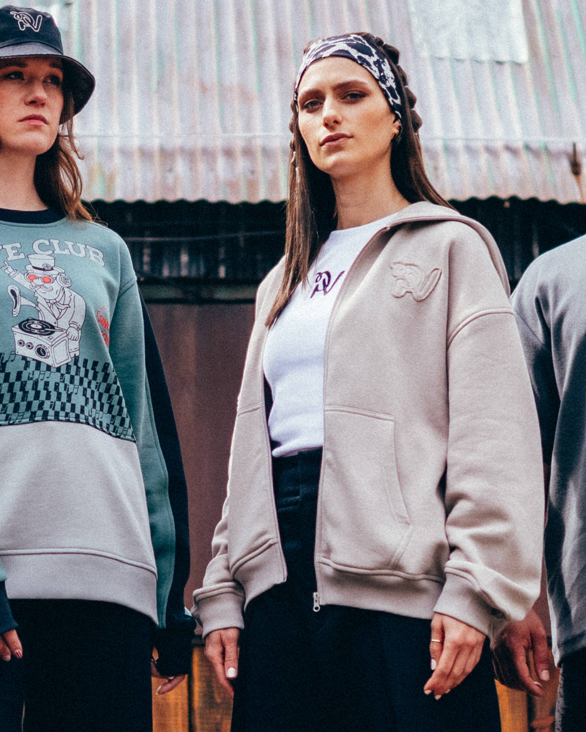 Sweatjacke - Patch