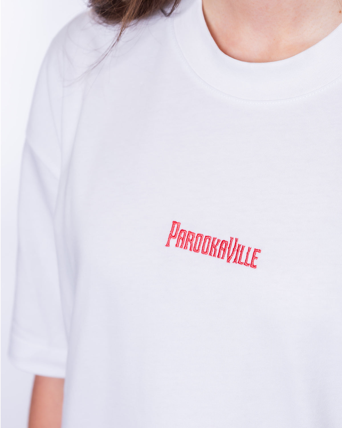 T-Shirt - Silhouette, weiß