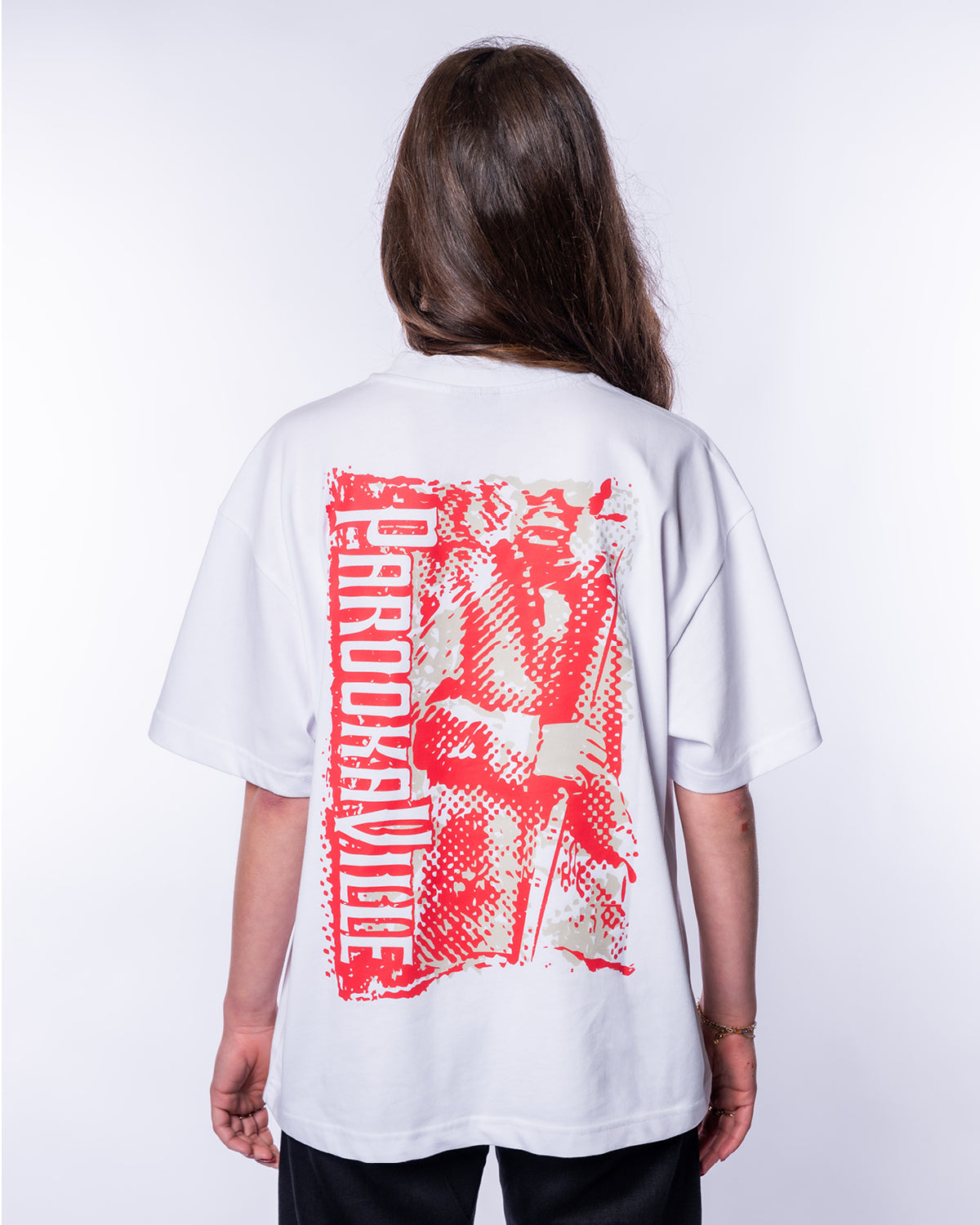 T-Shirt - Silhouette, weiß