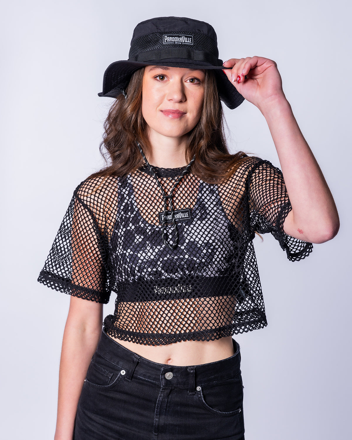 T-Shirt cropped - Bassline Mesh
