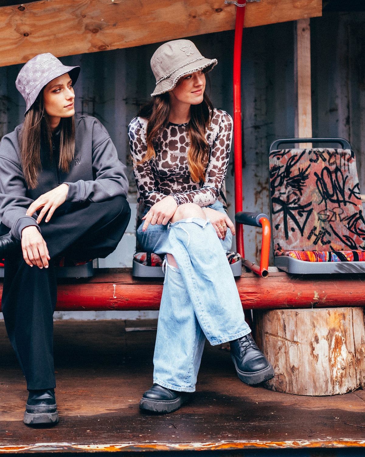Bucket Hat Fransen - PV Monogram