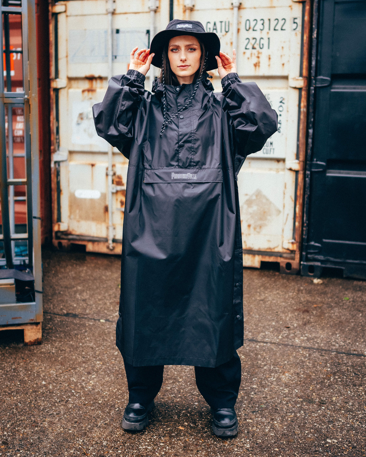Rain poncho - PV Monogram | PAROOKAVILLE Merchandise