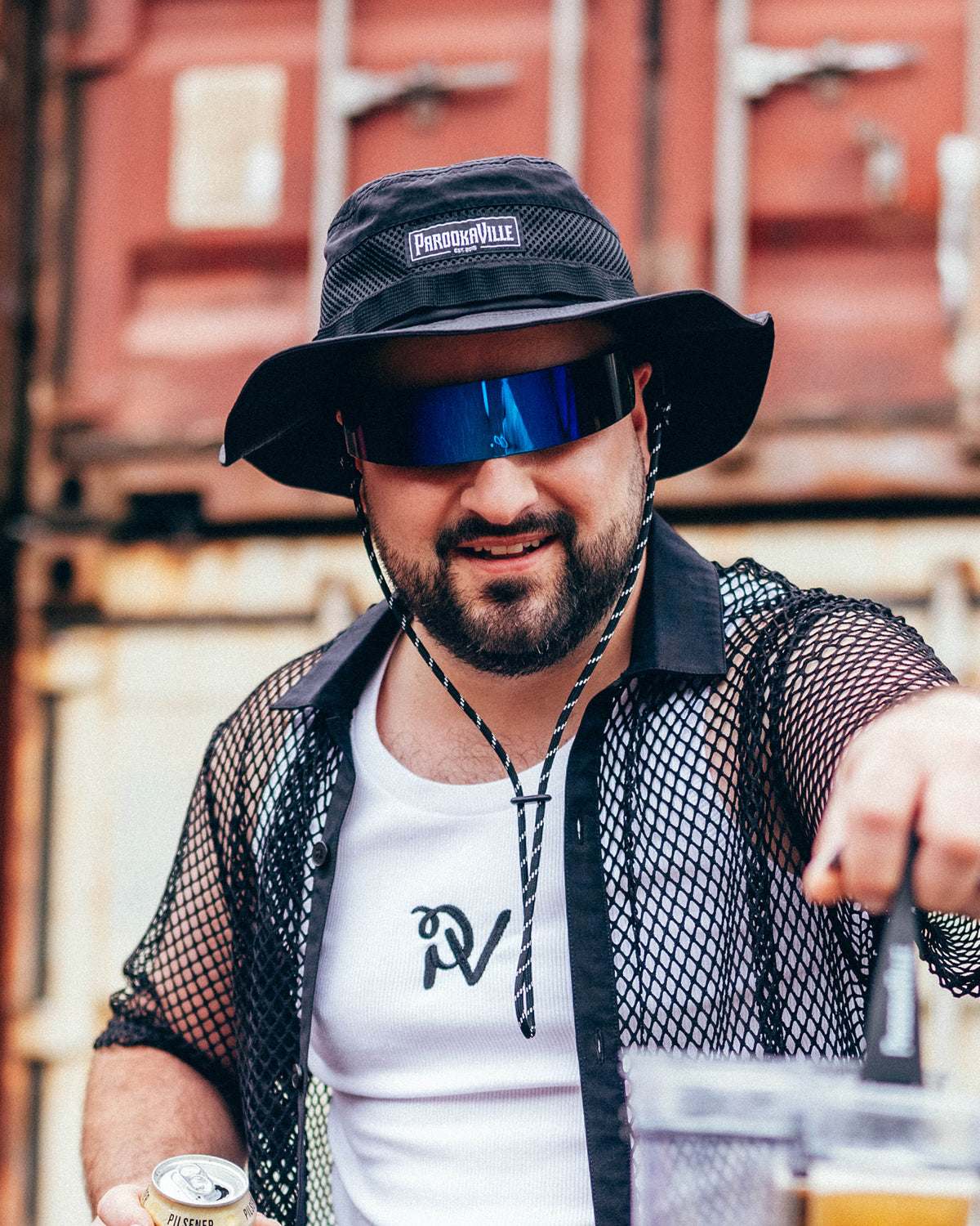 Safari Hat - Bassline Mesh