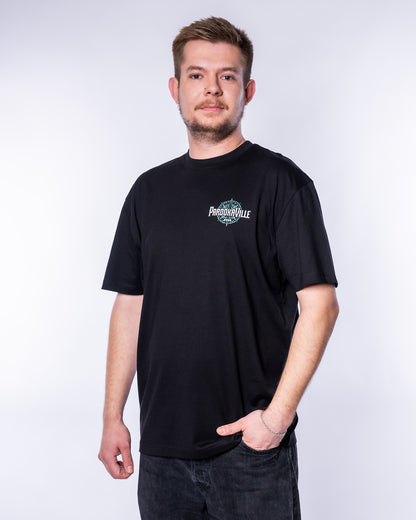 T-Shirt - Line-Up 2026, schwarz