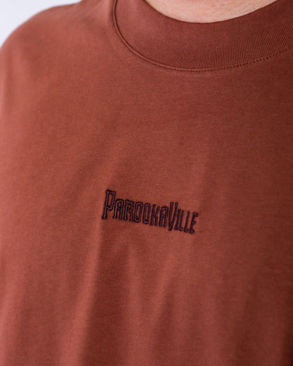 T-Shirt - Silhouette, rust