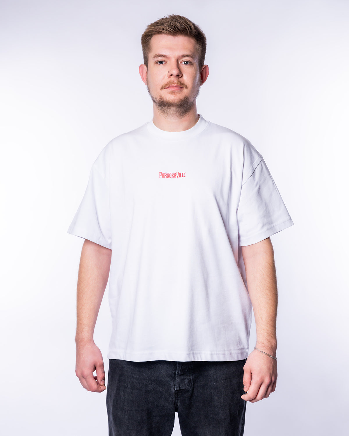 T-Shirt - Silhouette, weiß