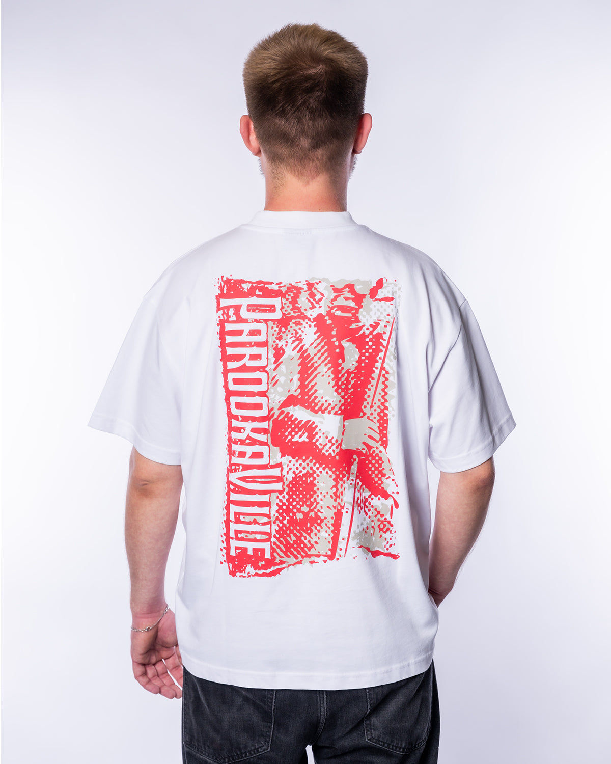 T-Shirt - Silhouette, weiß