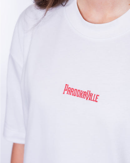 T-Shirt - Silhouette, weiß